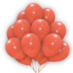 Coral Red-Plain-Balloons