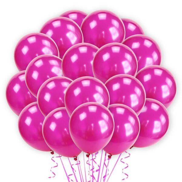Hot Pink-Metallic-Balloons