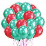 Red & Green-Metallic-Balloons