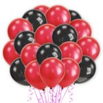 Red & Black-Metallic-Balloons