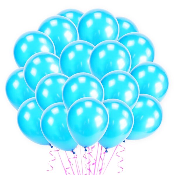 Light Blue-Metallic-Balloons
