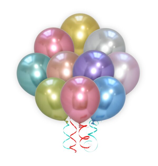 Multi Colour-Chrome-Balloons