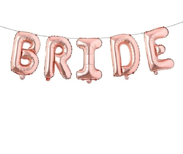 Rose Gold-Bride-Foil Balloons