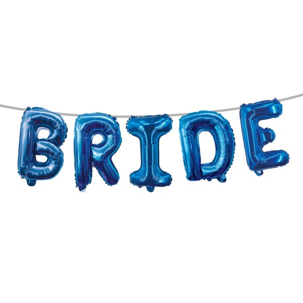 Blue-Bride-Foil Balloons