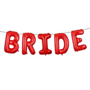 Red-Bride-Foil Balloons