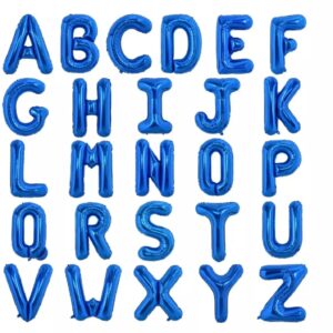 Blue-Letters-Foil Balloons