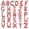 Rose Gold-Letters-Foil Balloons