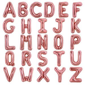 Rose Gold-Letters-Foil Balloons