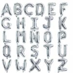 Silver-Letters-Foil Balloons