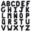 Black-Letters-Foil Balloons