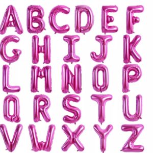 Pink-Letters-Foil Balloons