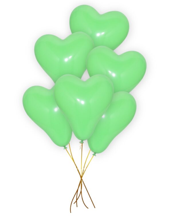 Green-Heart-Shape-Balloons