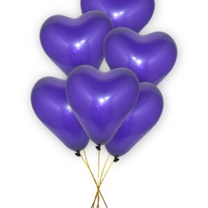 Navy Blue-Heart-Shape-Balloons