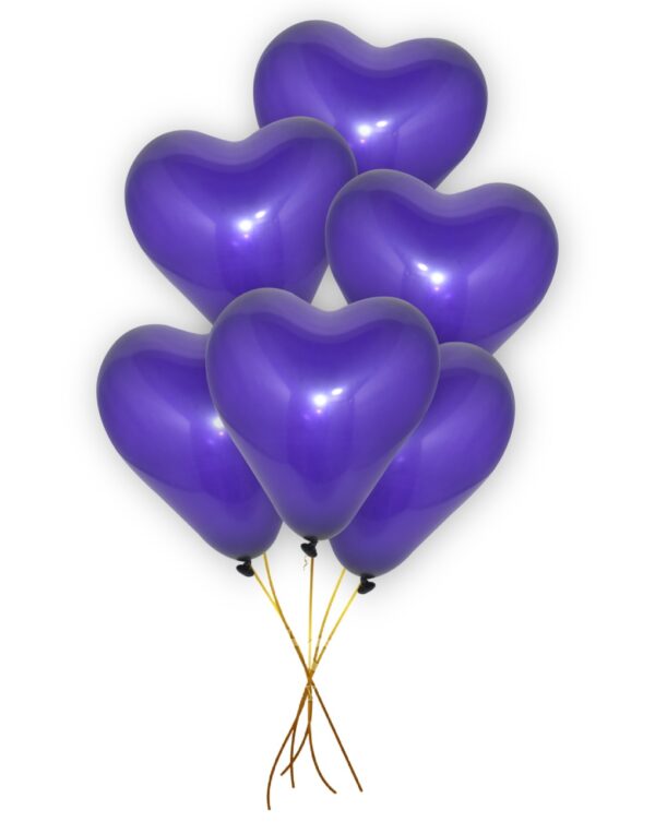 Navy Blue-Heart-Shape-Balloons