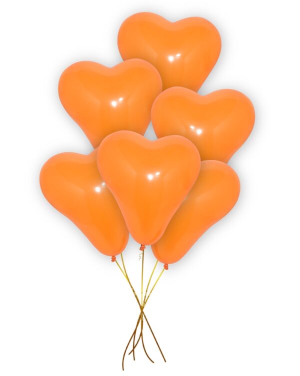 Orange-Heart-Shape-Balloons