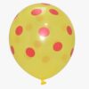 yellow With Red-Polka Dot-Balloons