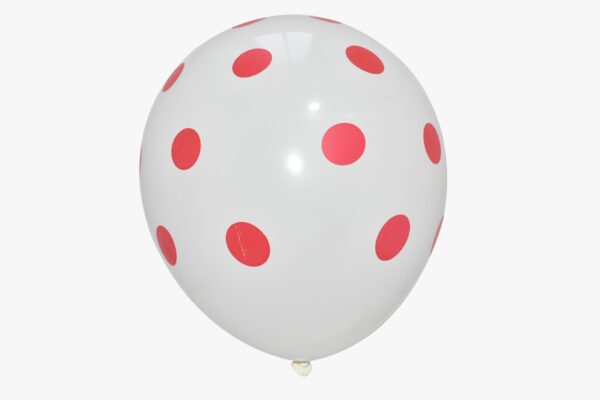 White With Red-Polka Dot-Balloons