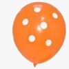 Orange With White-Polka Dot-Balloons
