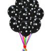 Black With White-Polka Dot-Balloons