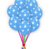 Blue With White-Polka Dot-Balloons