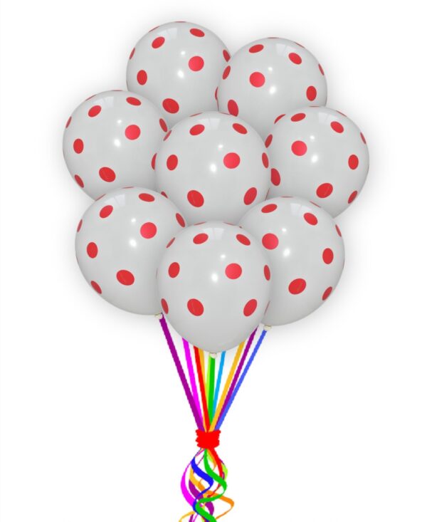 White With Red-Polka Dot-Balloons