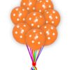 Orange With White-Polka Dot-Balloons