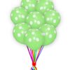 Light Green With White-Polka Dot-Balloons