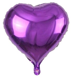 Purple-Heart-Foil Balloons