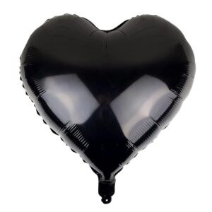 Black-Heart-Foil Balloons