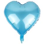 Light Blue-Heart-Foil Balloons