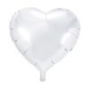 White-Heart-Foil Balloons