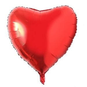 Red-Heart-Foil Balloons