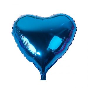 Blue-Heart-Foil Balloons