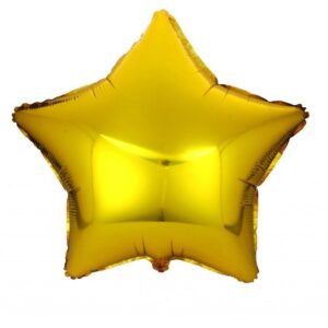 Gold-Star-Foil Balloons