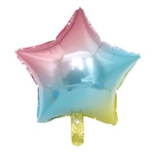 Multi Shade-Star-Foil Balloons