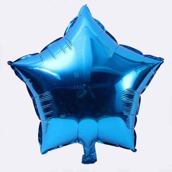 Blue-Star-Foil Balloons