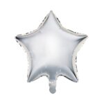 Silver-Star-Foil Balloons