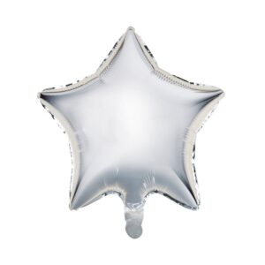 Silver-Star-Foil Balloons