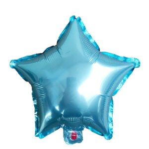 Light Blue-Star-Foil Balloons