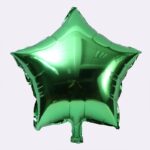 Green-Star-Foil Balloons