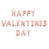 Rose Gold-Happy Valentines Day-Foil Balloons