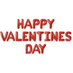 Red-Happy Valentines Day-Foil Balloons