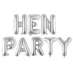Silver-Hen Party-Foil Balloons