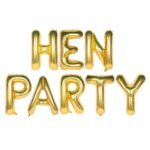 Gold-Hen Party-Foil Balloons