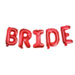 Red-Bride-Foil Balloons