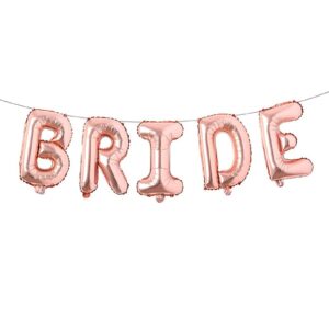 Rose Gold-Bride-Foil Balloons