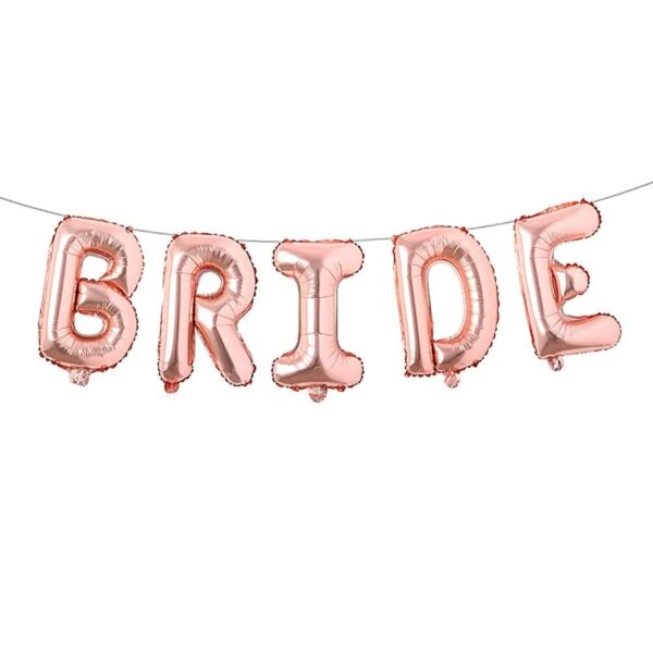 Rose Gold-Bride-Foil Balloons