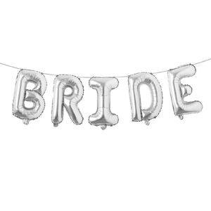 Silver-Bride-Foil Balloons