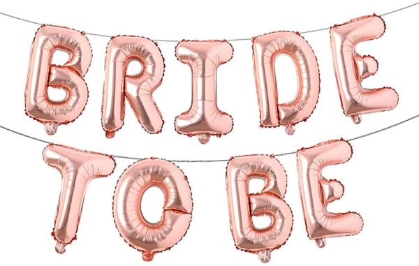 Rose Gold-Bride To Be-Foil Balloons