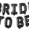 Black-Bride To Be-Foil Balloons
